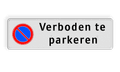 Pictogram + 4 regels tekst